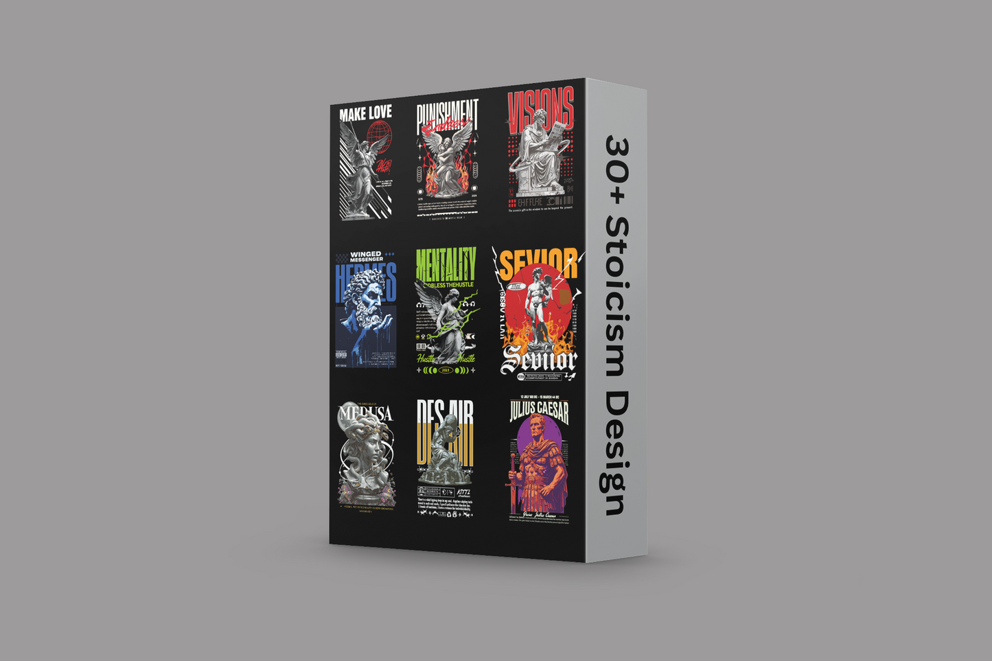 30+ Stoicism T-Shirt Design Bundle
