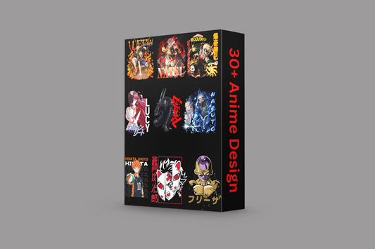30+ Anime T-Shirt Design Bundle